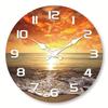 11 inch popular simple clock retro wooden wall clock living room silent clock wall clock