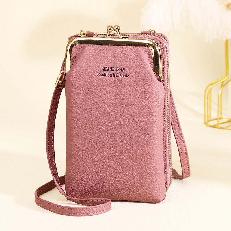 Trendy Women's Crossbody Mobile Phone Bag: Multifunctional Wallet & Coin Purse