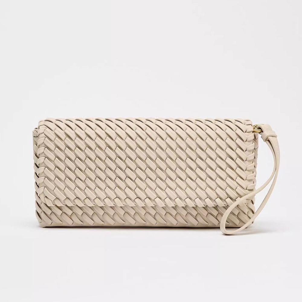 

Luxury Woven Women s Bag Fashion PU Leather Shoulder Bags for Women Cover Flap Envelope Crossbody Bag Designer Bags Clutch Purse