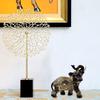 Traditional Chinese Feng Shui Lucky Elephant Statue Resin Animal Sculpture Elephant Figurine Ornament Home Decoration
