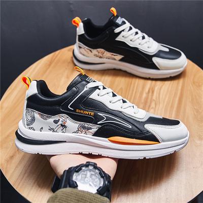 Fashion Spring Outdoor Sports Shoes Men's Korean Version of The Trend Casual Running Shoes Fashion Ins Niche Old Shoes Platform Shoes