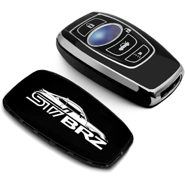 

for Subaru Key Fob Cover Soft TPU 360 Degree Protection Key Case for Forester CrossTrek Outback WRX Ascent BRZ (Forester) BRZ