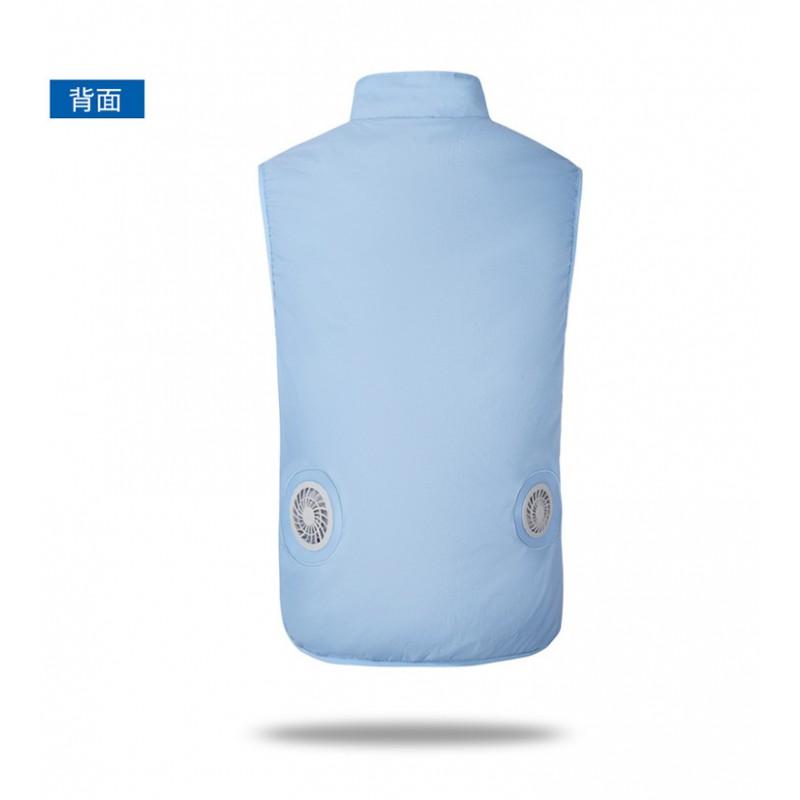 Cooling Fan Vest Men Women Lightweight Breathable Fishing Jacket Outdoor Sports Wear