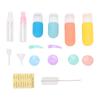 Toiletries Travel Bottles Leak Proof Squeezable Lightweight Travel Bottles Set for Airport Trip Accessories 190g 17