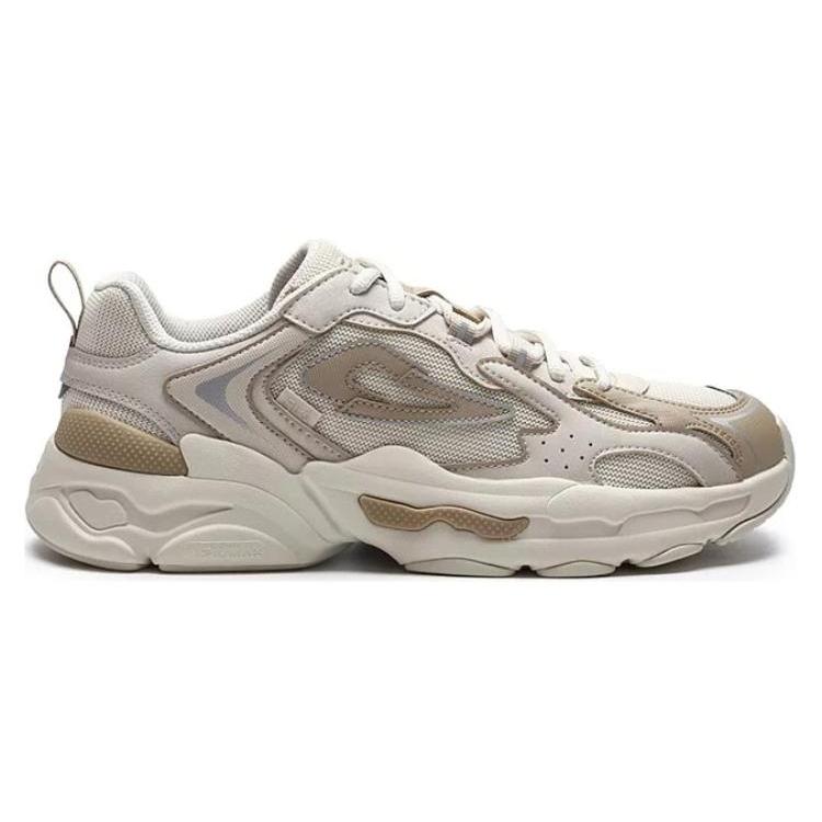 FILA Y2K Textile, Synthetic Leather Low top Casual Shoes Men's Yellow Brown F12M312103FGB