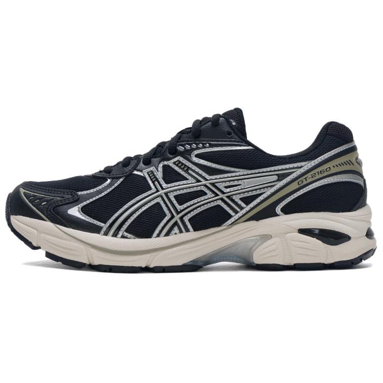 New ASICS GT 2160 Cushioning Abrasion Resistant Breathable Low Top Running Shoes Unisex Black 1203A320-005