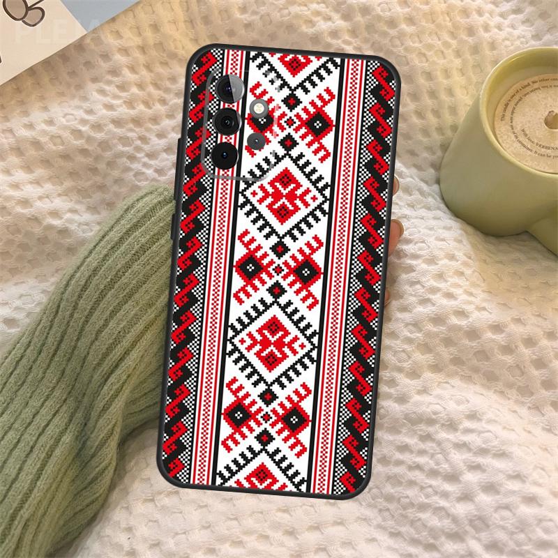 Ukrainian Pattern For Samsung Galaxy A52 A52S A32 A12 A22 A72 A21S A50 A70 A71 A51 A33 A73 A53 Cover Case