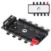 Chassis Fan Hub 4Pin Interface 10‑Way Splitter Speed Controller Computer Supplies 12V