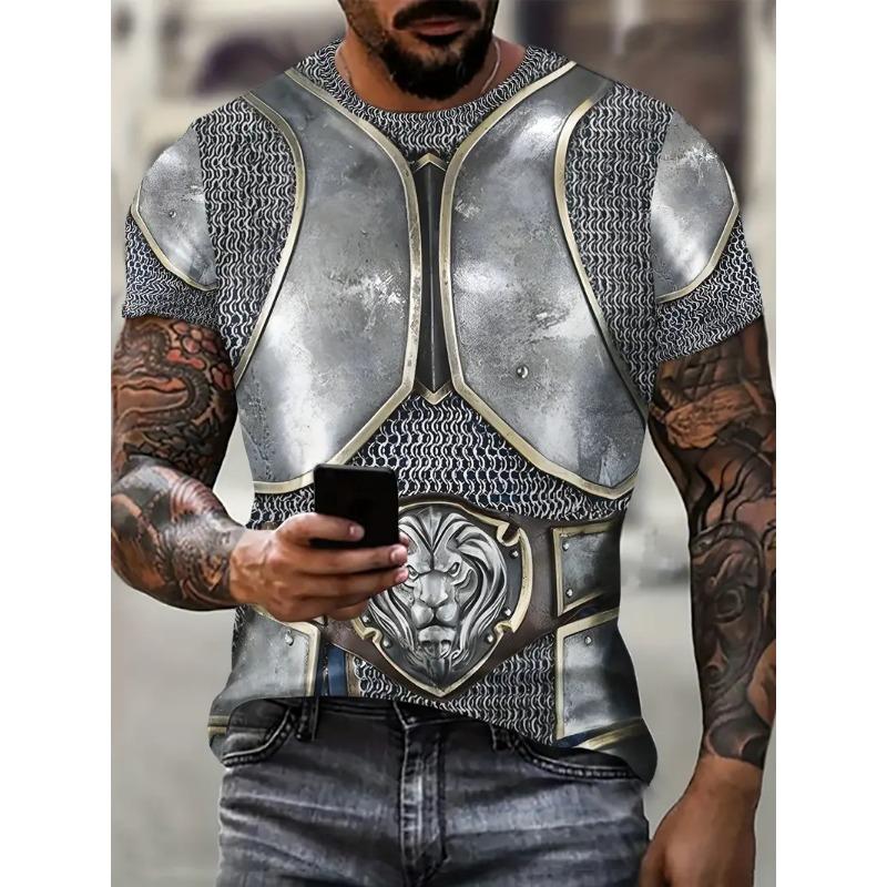 Summer Short Sleeve Men Tshirt Fashion 3d Printing Chocolate Sauce Food