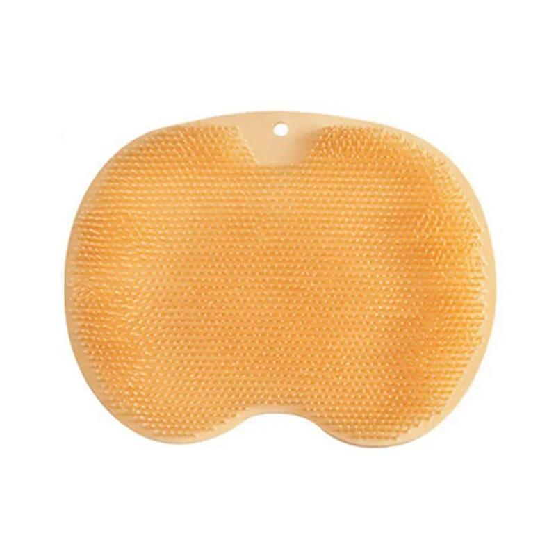 Massage Mat Back Scraper Cleaning Brush Shower Feet Cleaner Wash Mat Multifunction Sucker Wall Mat Rub Foot Arms Body Bath