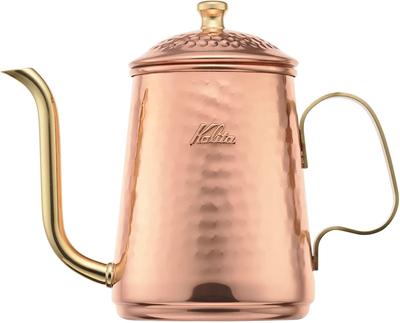 Coffee Pot Copper 600ml Narrow Mouth Nozzle Direct Fire Made In Japan Cu Kettle 600 Drip Pot Drip Kettle