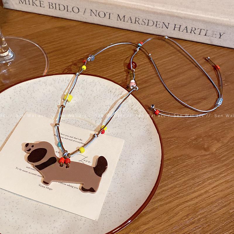 New Chinese Retro Popular Ethnic Style Necklace Women's Versatile Niche Long Sweater Chain High-end Simple Accessories