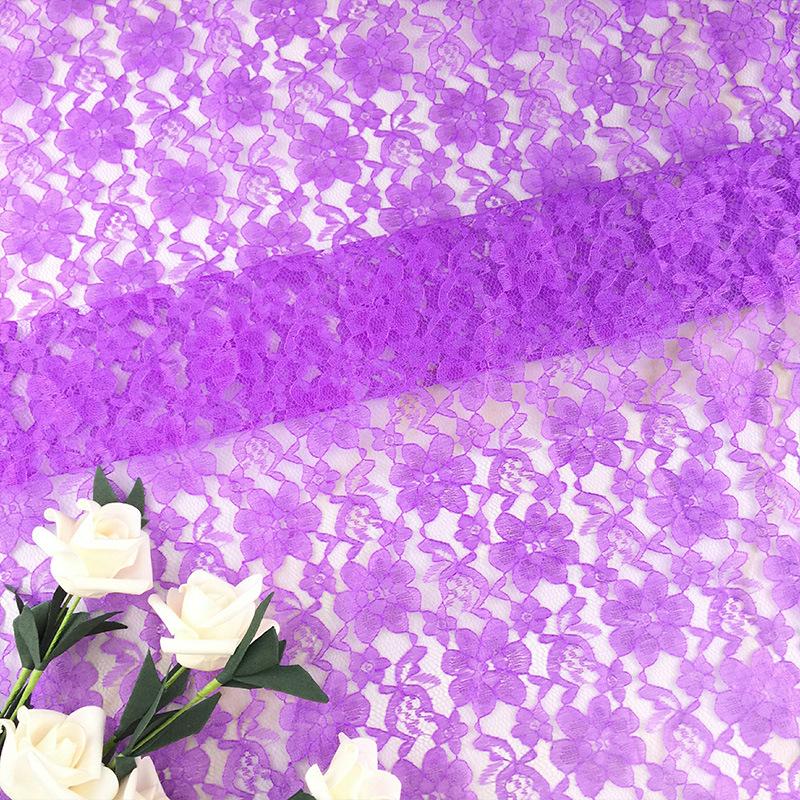 

Жаккардовая сетчатая кружевная ткань из полиэстера для одежды, скатертей и штор