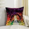 Anime Figure Sketch Videogames FINAL FANTASY Cushion Cover Inches Farmhouse Decor Home Throw Pillow Covers for Couch