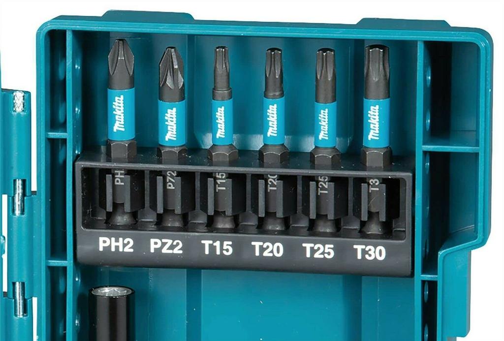 Makita Impact Driver Bit Socket Drill Bit Set of 33 Hexagonal Shaft Case Included 6.35mm E-06622 [Product]