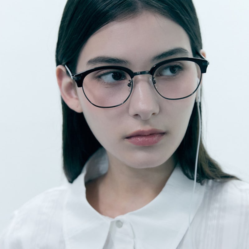 

oart Alcott Glasses [BLACK] black