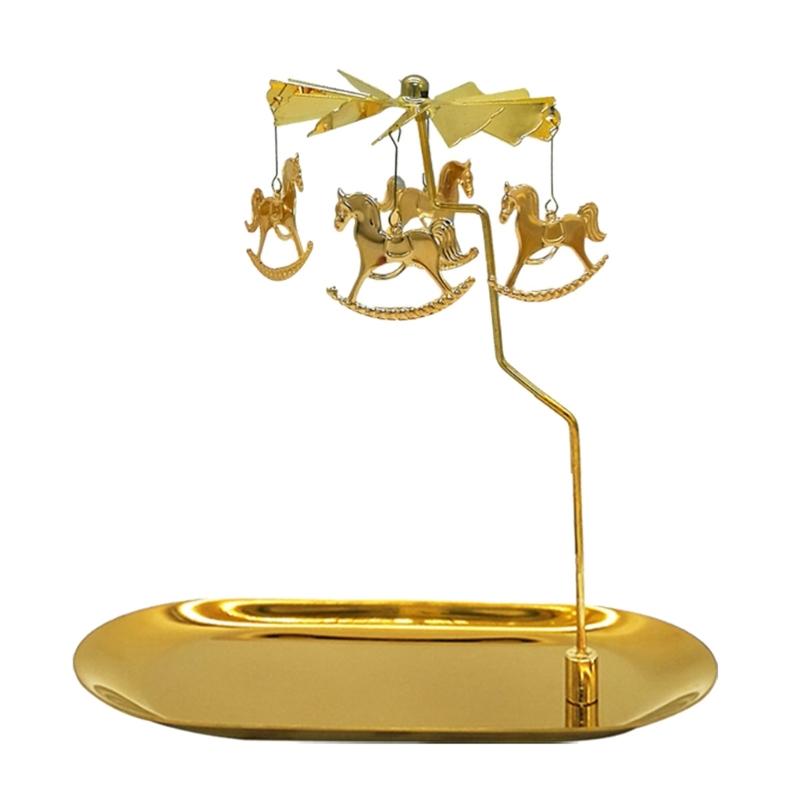 

Мечтательный магнитный вращающийся подсвечник Не нужны батарейки Вращающийся подсвечник Идеально подходит для уюта Домашние украшения