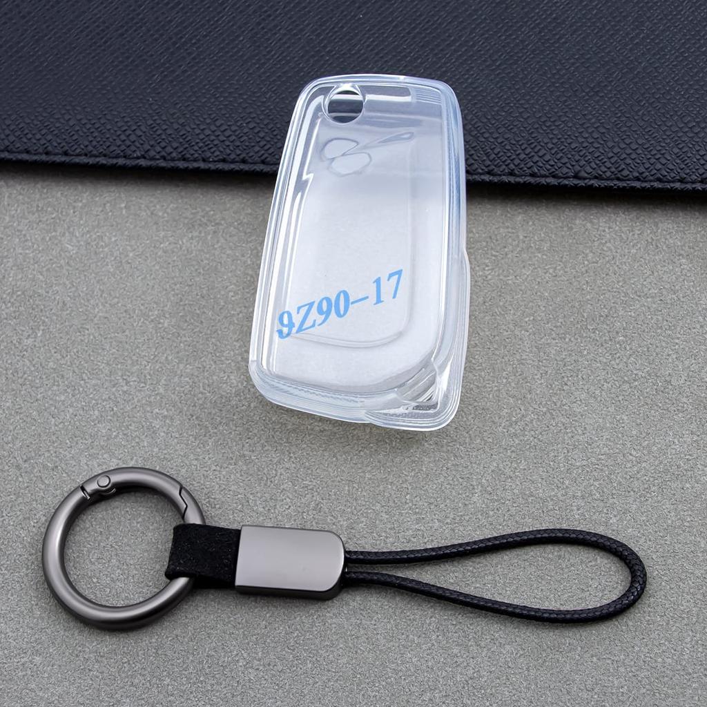 Transparent Tpu Car Smart Key Cover Case For Toyota Chr Corolla Hatchback Sedan Rav4 Camry Le Hilux Clear