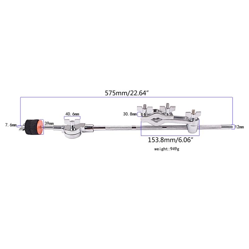Drum Clamps Extension Clamps Drums Set Drum Hardware Drums Mounts and Assembly Hardware Instrument Parts with Felt Pad