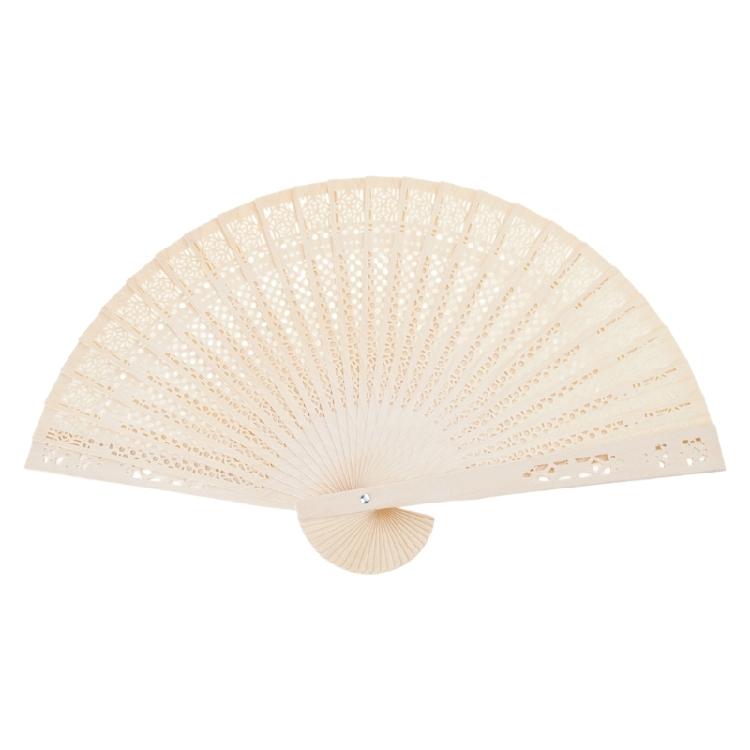 Wooden Hand Fan Hollowed Carved Wood Fan Decorative Hand Fan,Vintage Foldable Chinese Fan Photography Props for Womens