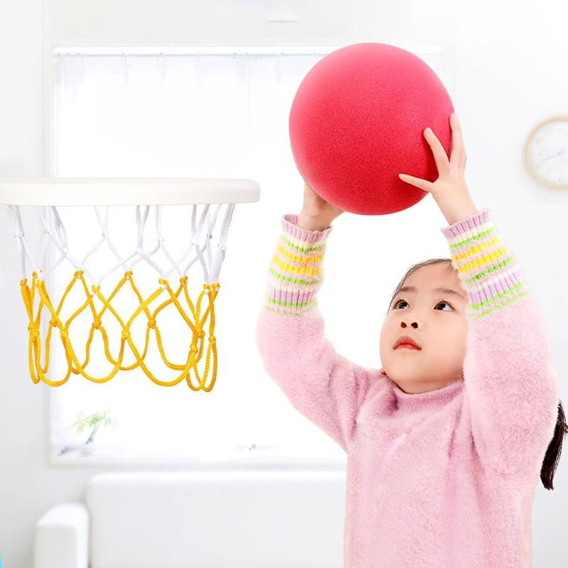 18CM Mute Ball Baby Outdoor Toy Solid Sponge Soft Elastic Ball Children's Indoor Sports Noise Reduction Ball Development Games