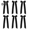 6 Pcs Candlestick Bow Decor Large Candle Holder Ribbon Bows Dining Table Centerpieces for Gift Wrapping Wedding Bridal Shower Bachelorette Party Decor