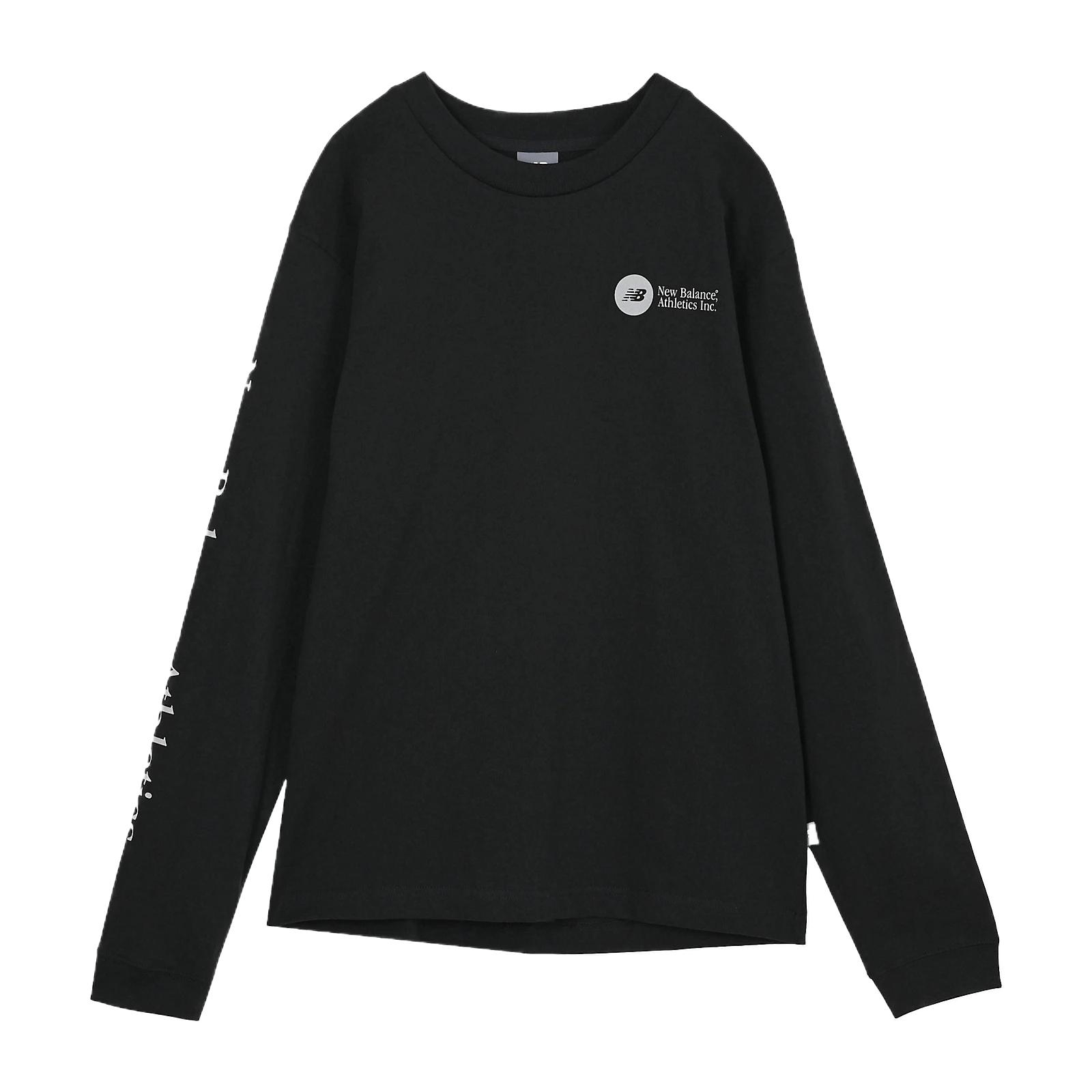 New Balance T Shirts Men s Black Crew Neck Moderate MT61H4CY-BK L
