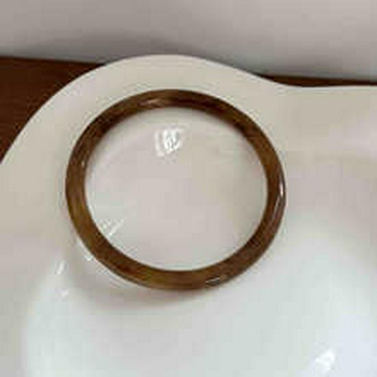 Korean Dongdaemun Minimalist Chic Marble Pattern Vintage Acrylic Bracelet for Women
