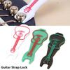 1Pcs Strap Retainer System Locking Button Pins Locking End Stud  for Acoustic Bass Guitar