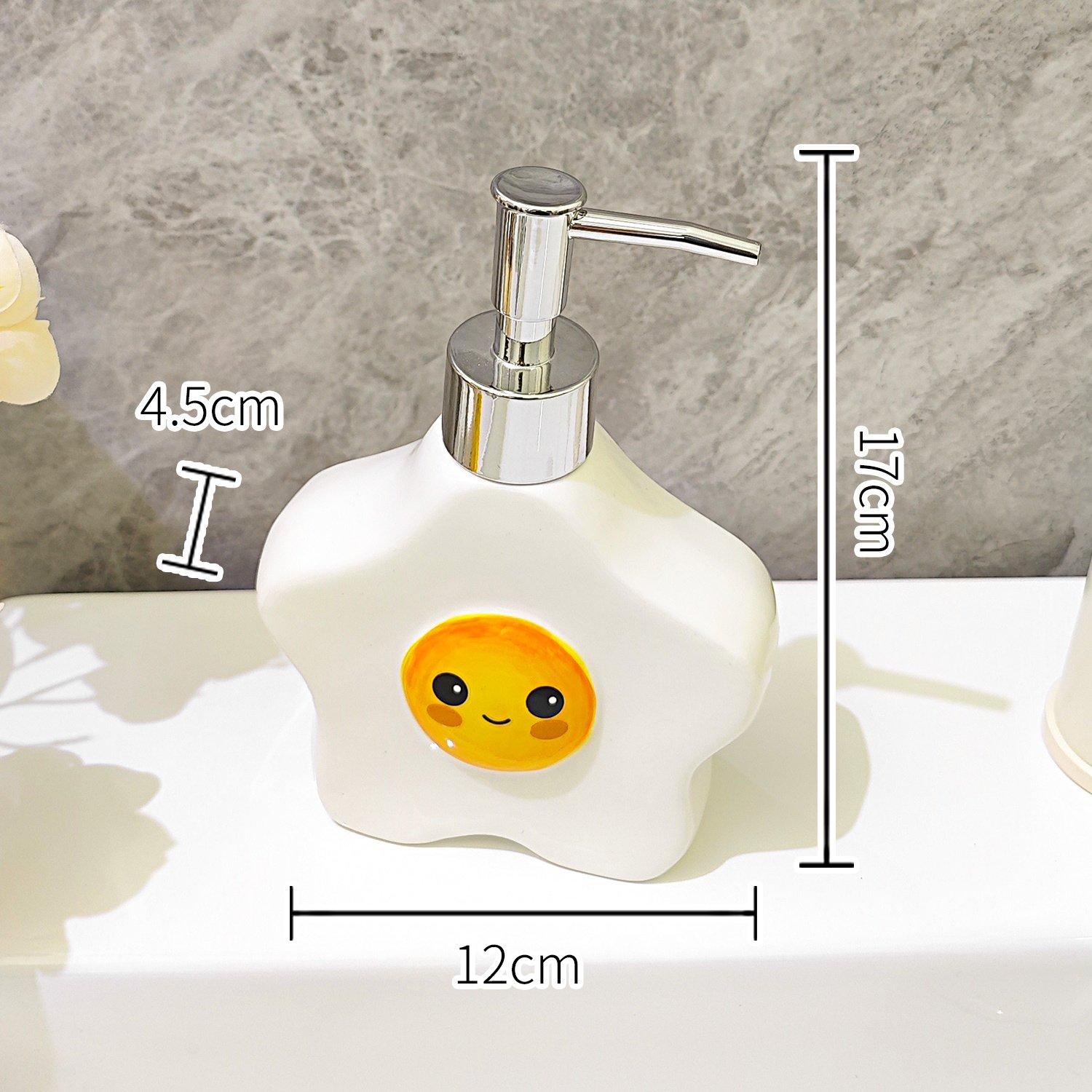 

Бутылка для лосьона 280 мл, форма звезды, для дома, ванной комнаты, с помпой для шампуня и геля для душа, керамическая бутылка, дозатор для мыла