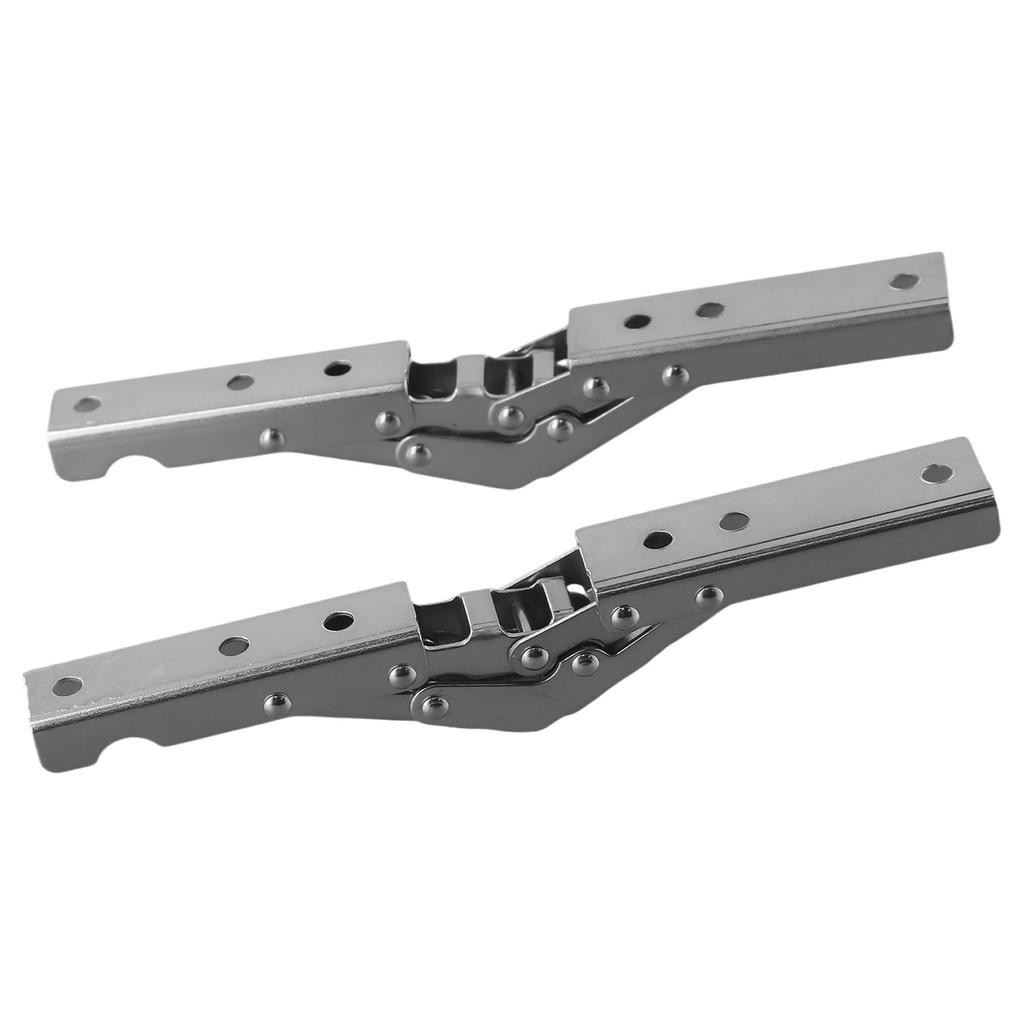 2 st 90 graders självlåsande fällbara gångjärn med 180 graders fjäderbelastade fällbara fästen för bordsben och skåpdörrsapplikationer