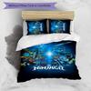 Ninja 3pcs Bedding Set Duvet Cover Closure Includes 1 Duvet Cover & 2 Pillowcases for All Seasons Bedroom Home Dorm Decor