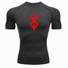 2025 Men's Quick-Dry Running T-Shirt: Breathable, Sweat-Wicking, Tight-Fit Gym Base Layer