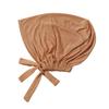 Modal Mercerized Cotton Elastic Drawstring Base Cap Solid Color Women's Hijab