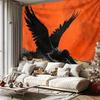 Abstract Art of Black Angels Digital printing polyester wall tapestry suitable for use living rooms bedrooms offices bars party