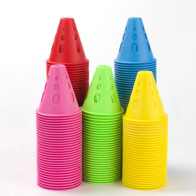 Heavy-Duty Slalom Cones for Skating Training, Wind-Resistant Agility Markers with Anti-Slip Base for Rollerblade Obstacle Courses
