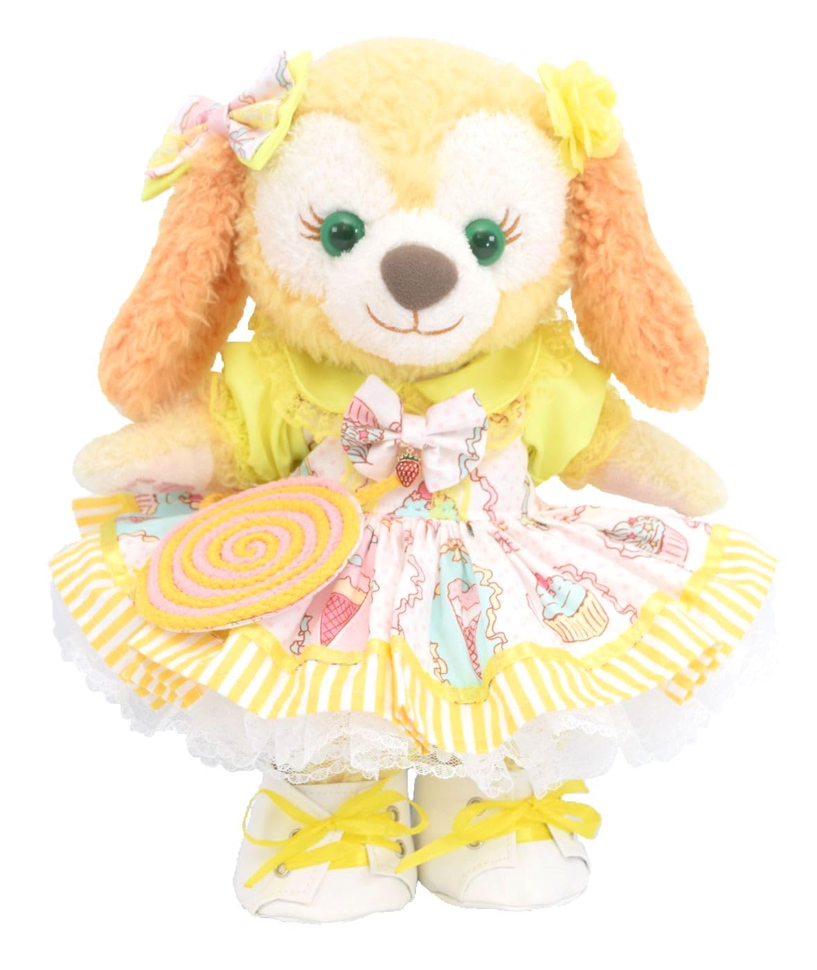 

Bear Mail Order Cookie Ann Clothes Changeable Costume with Candy Pochette Sweets Dress No Body for S Size [Teddy Alice] жёлтый