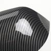 For Tesla Model Y - Rearview Mirror Cover Side Door Mirror Cover Cap Trim Car Accessories Bright Carbon Fiber-A51K