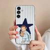Luxury Y2K Curious George Phone Case For Samsung S25,24,23,22,21,S20,Ultra,Plus,FE Black Soft Cover