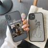 Art Retro Abstract Geometry Phone Case For iPhone 15 13 12 Mini 14 X Xs Xr 16 11 Pro Max 15 14 7 8 Puls Cute Anti-fall Cover