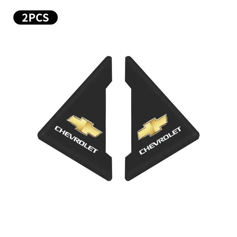 

2PCS Car Door Corner Protection Sticker For Chevrolet Equinox Silverado Trailblazer Bolt Cruze Captiva Spark Tahoe Z71 Aveo SS чёрный