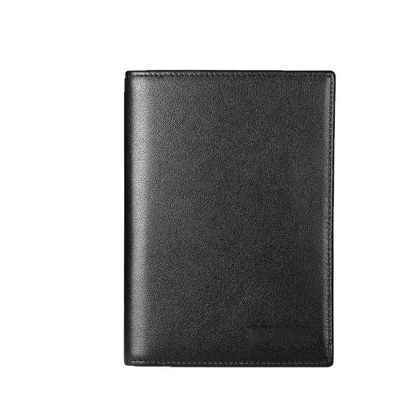 

Multifunctional Document Passport Holder Protection Case Pu Leather Passport Clip Holder Travel Wallet Card Holder чорний