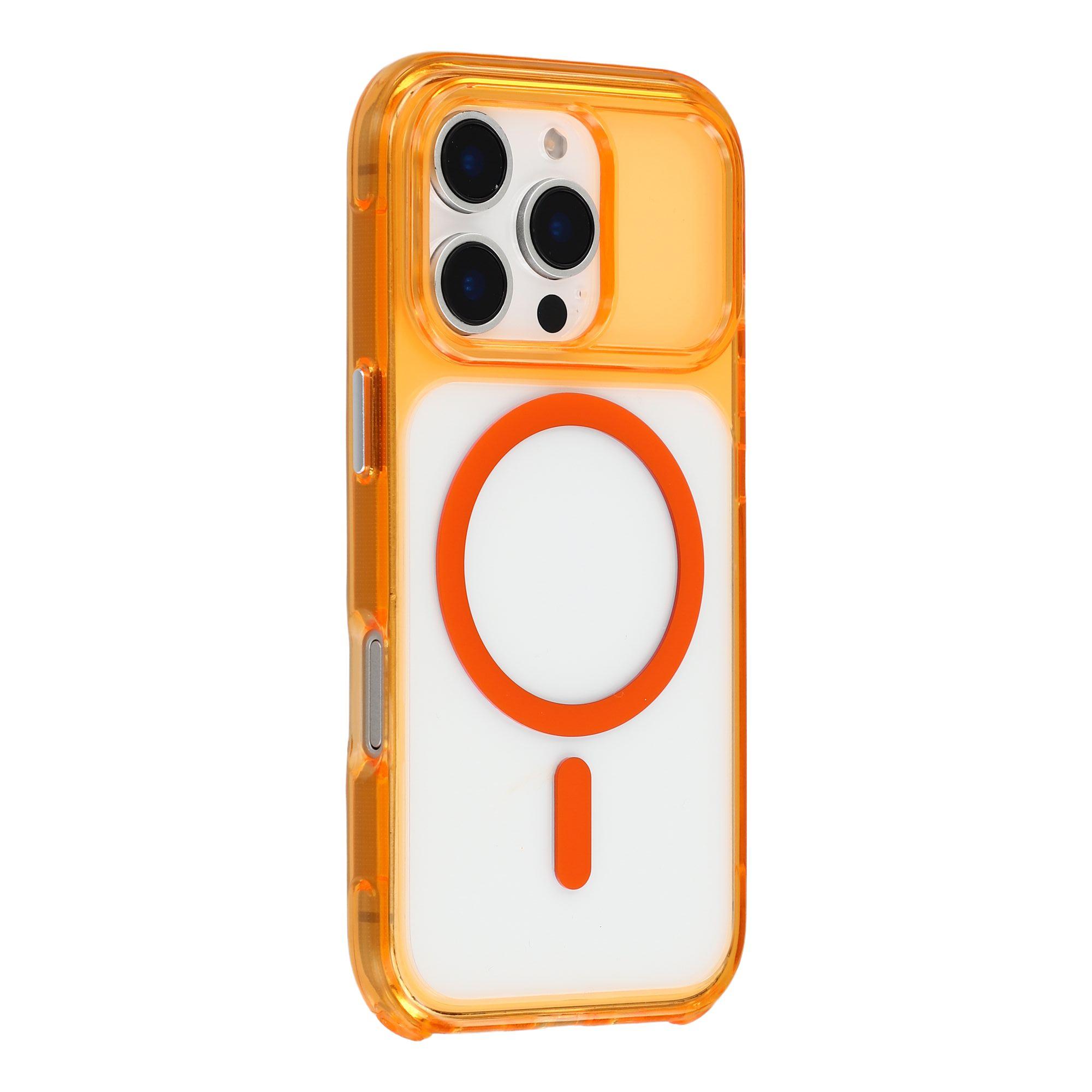 

For iPhone 16 Pro Case Compatible with MagSafe TPU Acrylic Shockproof Clear Phone Cover