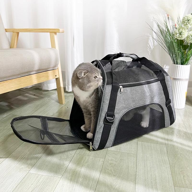 Portable Dog Cat Carrier Bag Pet Puppy Travel Bags Foldable Cats Handbag Travel Pet Bag Transport Bag