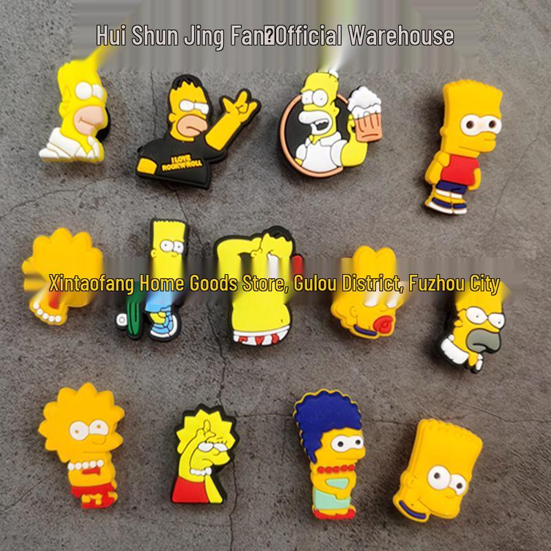 Garden Shoe Charms - Creative Cartoon Detachable Buckles for Crocs 