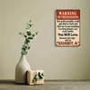 “No Trespassing” 8x12in Vintage Aluminum Warning Sign