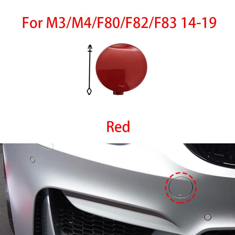 FRONT TOW COVER Fit 14-20 BMW M Series M3 F80 Sedan M4 F82 Coupe F83 Convertible Bumper Hook Eye Cap