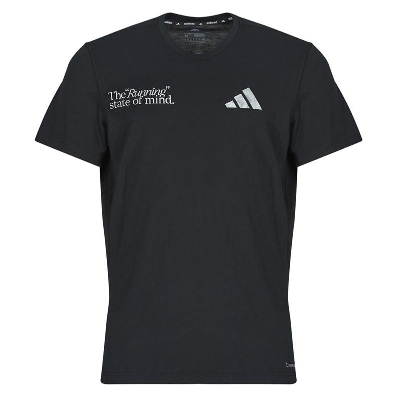 Adidas Casual Breathable Round Neck Short Sleeve T-Shirt Men Tops Black JI9372 S