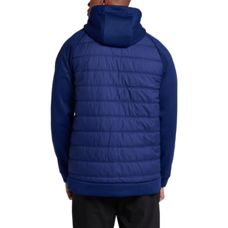 Nike Puffer Jackets Men's Blue Hooded Moderate AO1441-478