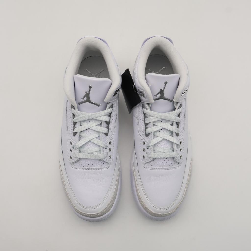 CT8532-111 Nike Air Jordan 3 Retro Pure Money White and Silver (2025) (Men's)